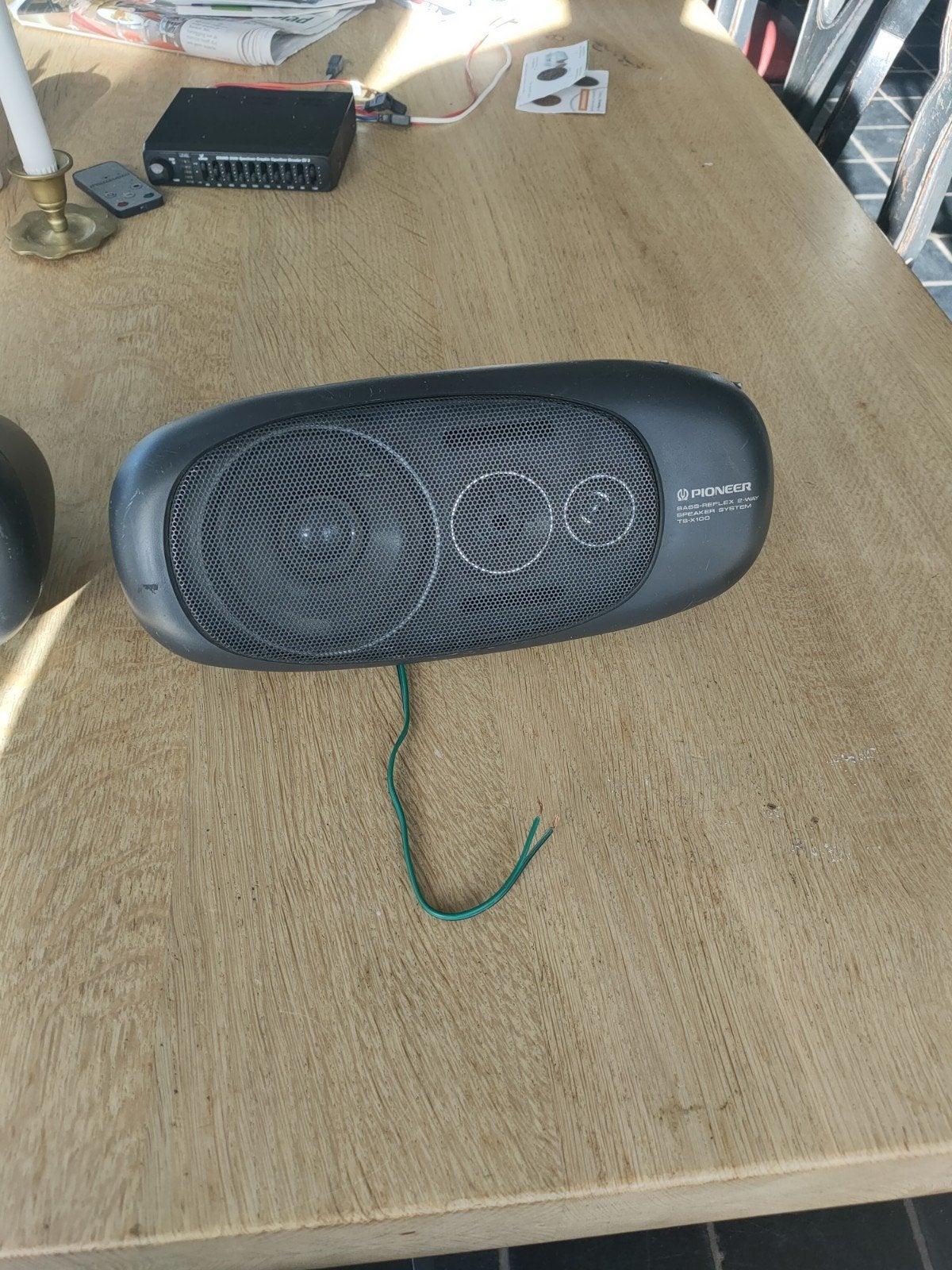 Pioneer TS-X100 Vintage Opbouw Speakers Auto, Auto diversen, Ophalen of Verzenden, Gebruikt