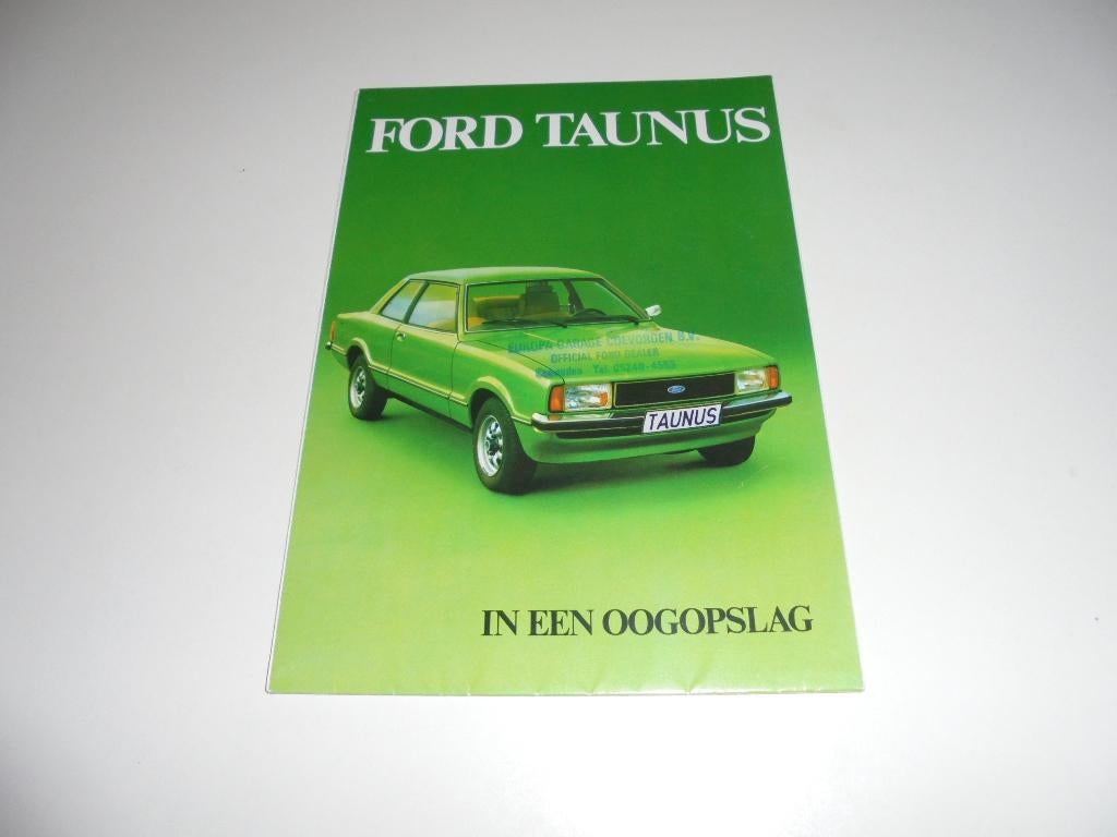 Ford Taunus in één oogopslag 1978, Ophalen of Verzenden, Zo goed als nieuw, Ford