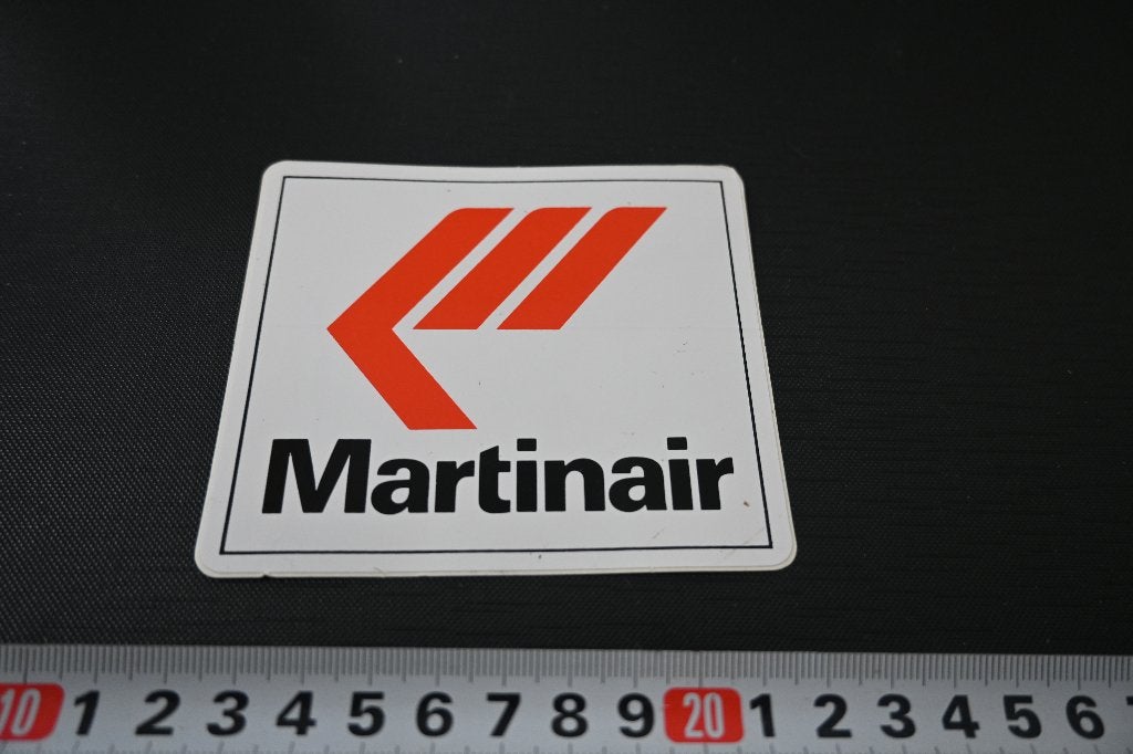 sticker Martinair logo Luchtvaart *, Ophalen of Verzenden, Zo goed als nieuw