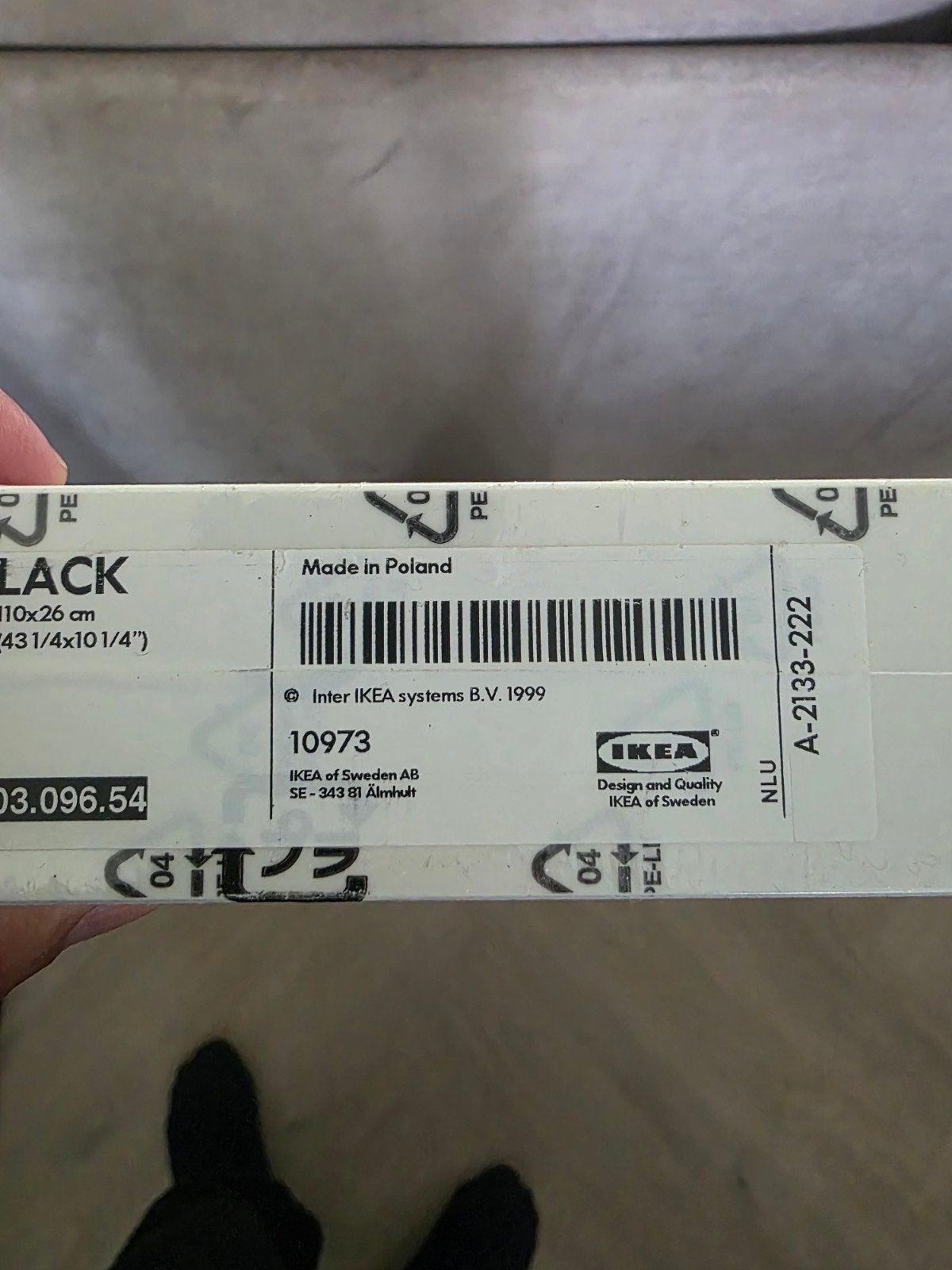 IKEA LACK wandplank wit - Nieuw in verpakking, Ophalen, Nieuw