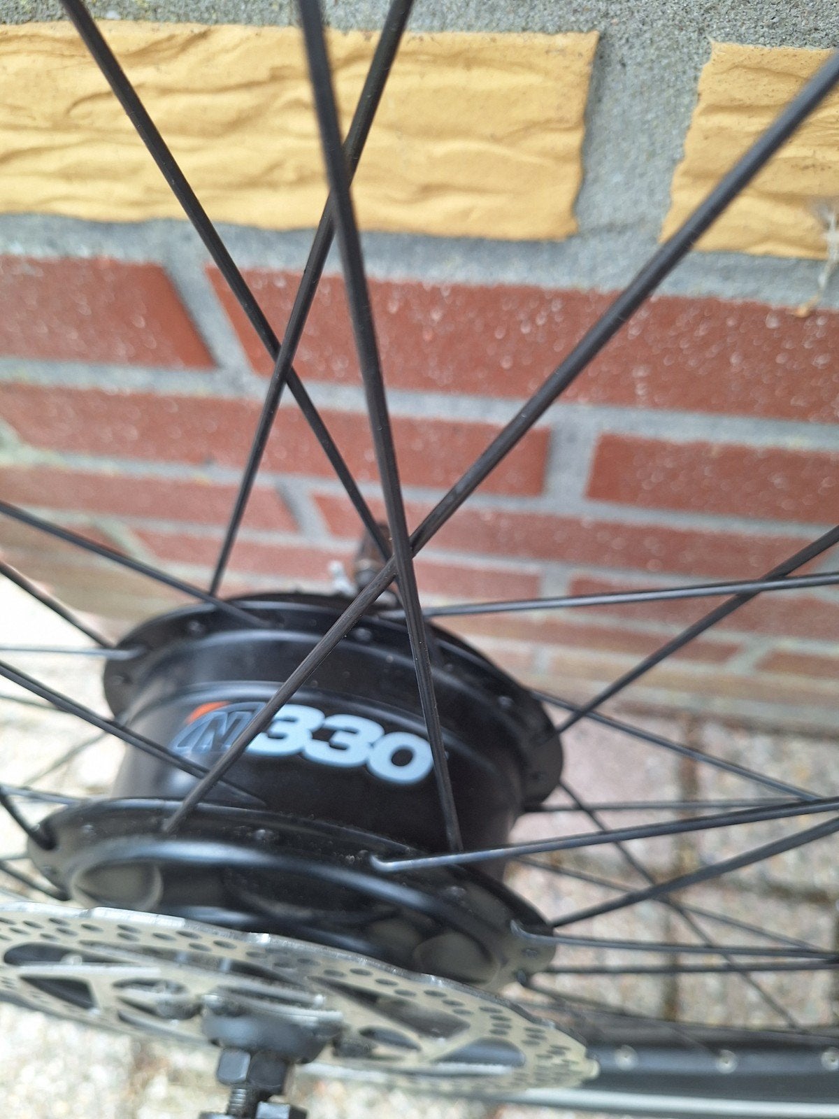 nuvinci n330 wiel met schijf, Fietsen en Brommers, Fietsonderdelen, Ophalen, Band