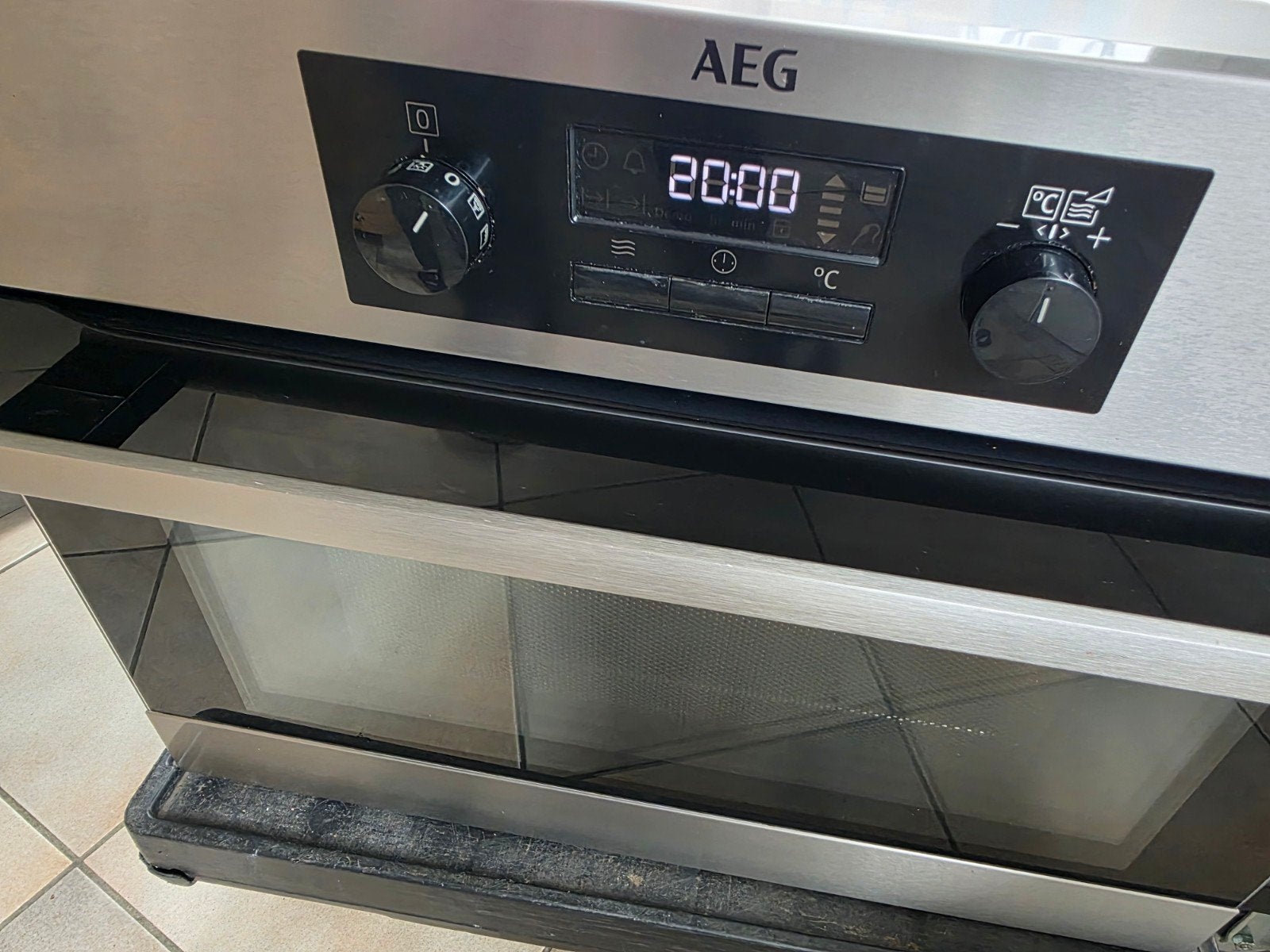AEG KMK36100MM combi magnetron oven., Witgoed en Apparatuur, Ovens, Ophalen, Gebruikt, Inbouw, AEG
