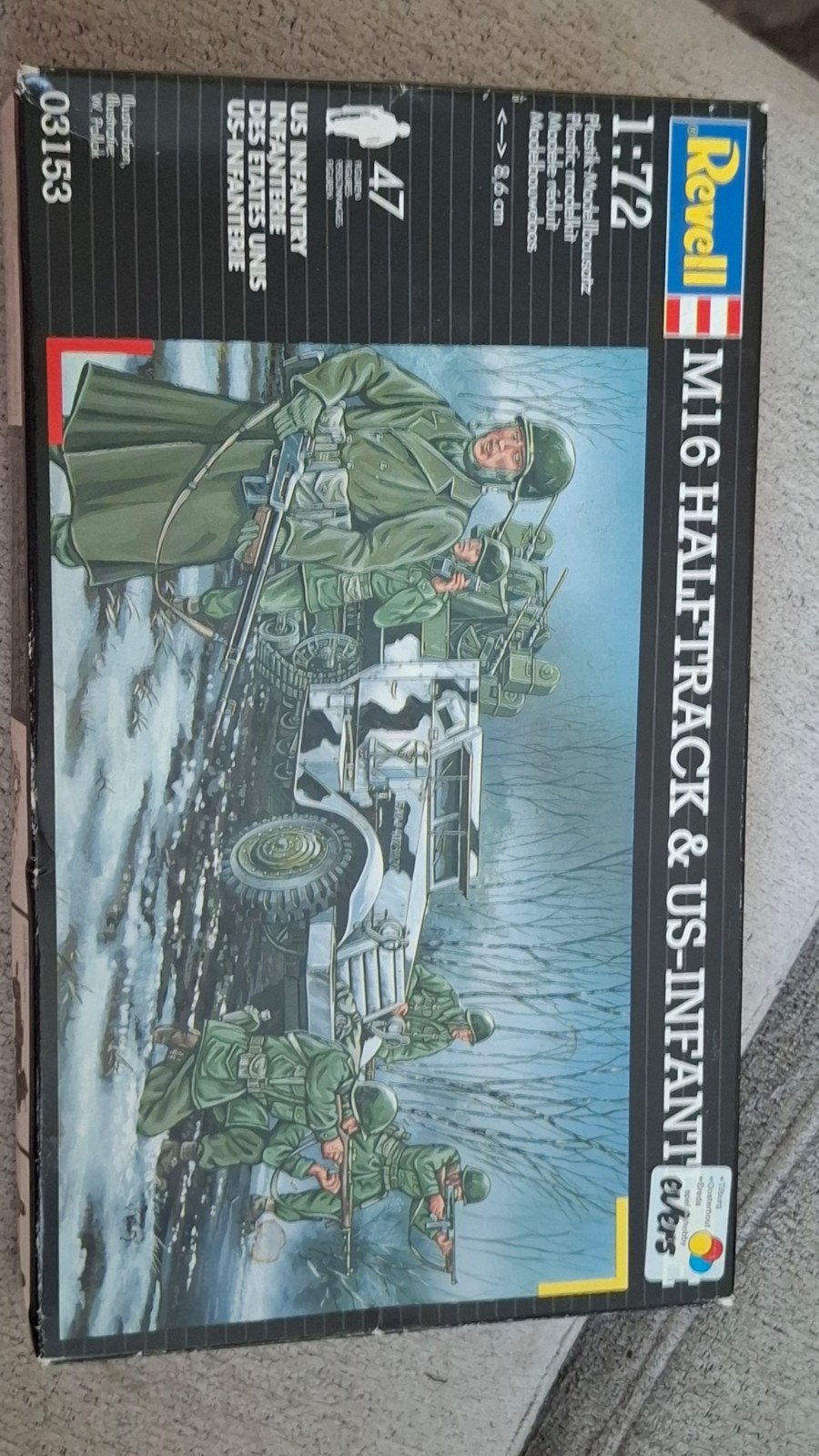 Revell M16 Halftrack & US-Infanterie Modelbouwdoos, 1:50 of kleiner, Verzenden, Revell, Overige typen