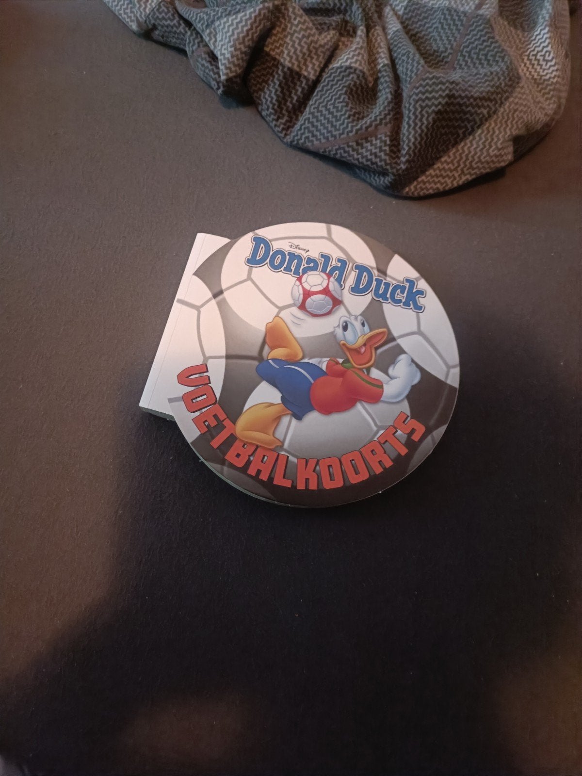 Donald Duck voetbalkoorts, 1 speler, Zo goed als nieuw, Vanaf 3 jaar, Ophalen