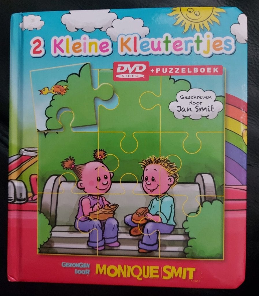Monique Smit - 2 Kleine Kleutertjes (DVD+Puzzels boek), Ophalen of Verzenden, Zo goed als nieuw, Non-fictie