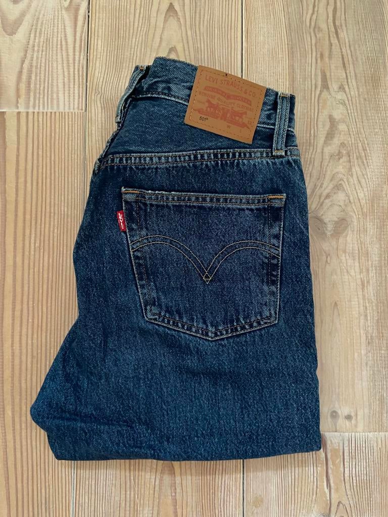 Levi’s 501 - W26 / L30 - blauw, Ophalen of Verzenden, Gedragen, Blauw, Overige jeansmaten