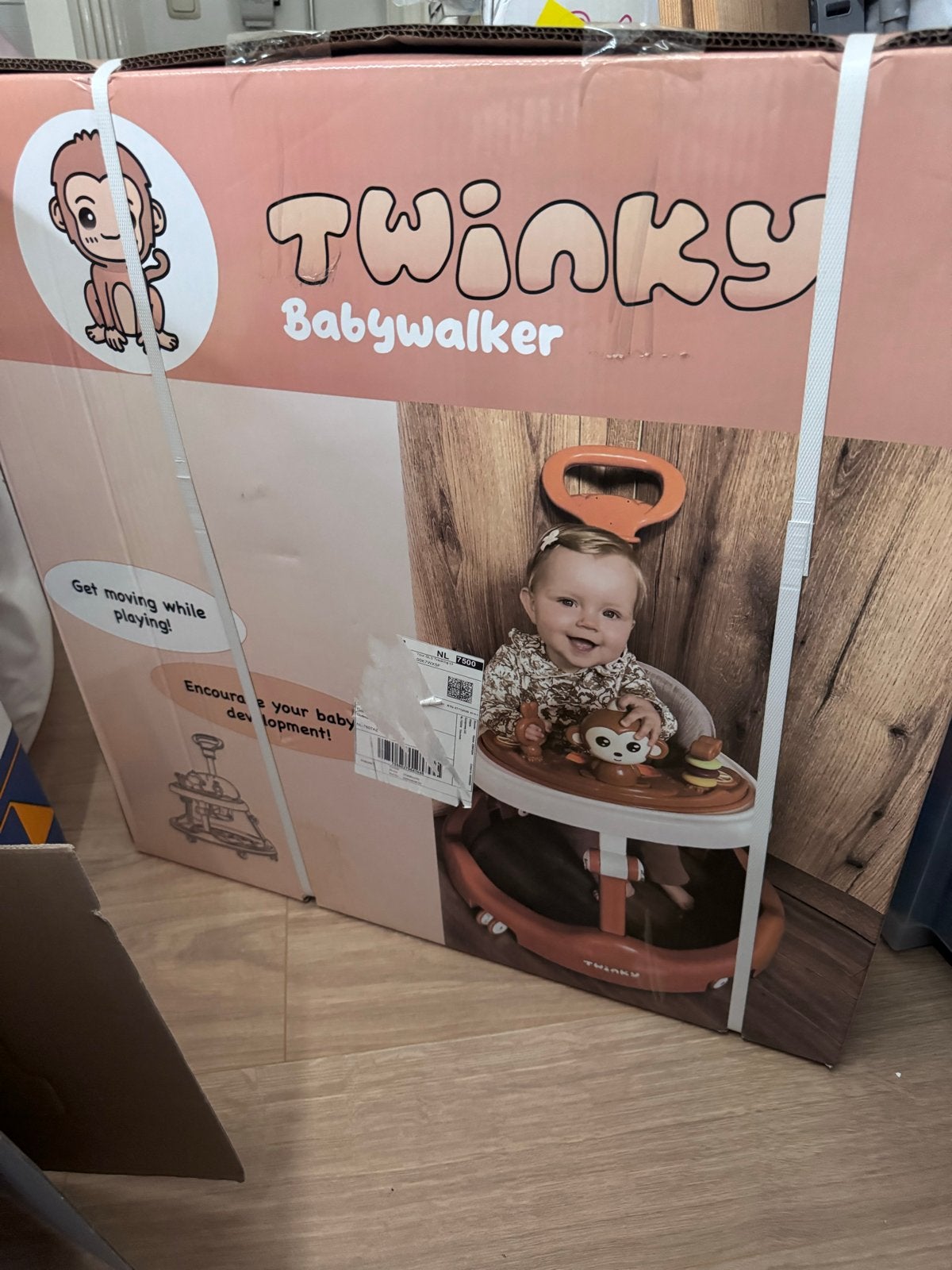 Twinky Babywalker - Nieuw in doos, Kinderen en Baby's, Ophalen, Nieuw, Overige typen