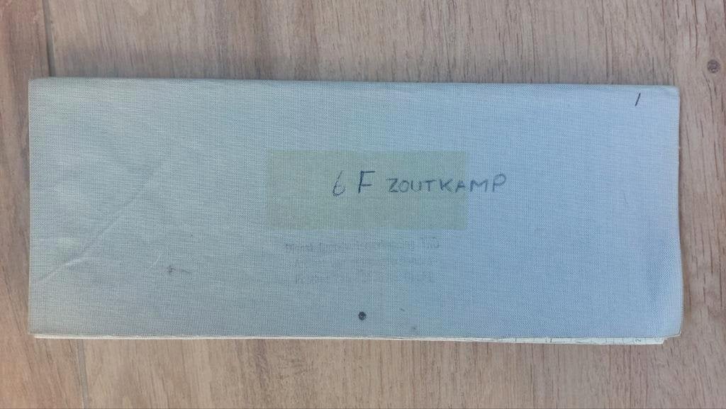 6F Zoutkamp Lauwerszee Ulrum Burum Stafkaart uit 1982, Topografische Dienst Nederland, Ophalen of Verzenden, 1800 tot 2000, Nederland
