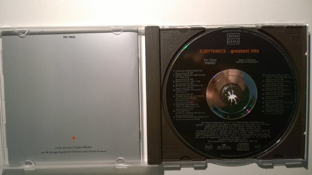 Eurythmics - Greatest Hits, Ophalen of Verzenden, Zo goed als nieuw, Pop, Album