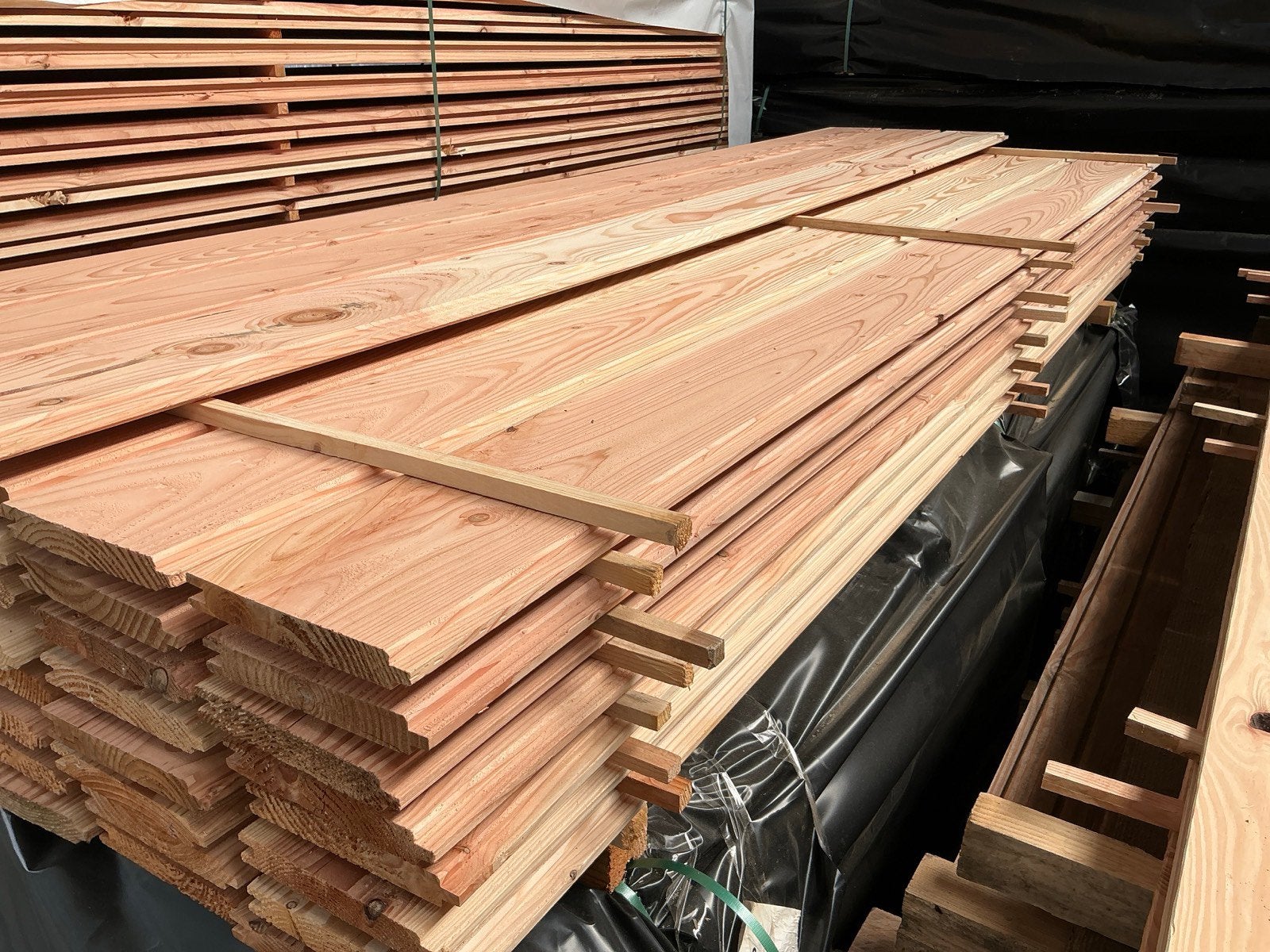 Douglas blokhutprofiel planken | 28x195 mm, Ophalen of Verzenden, Nieuw, 250 cm of meer, Planken
