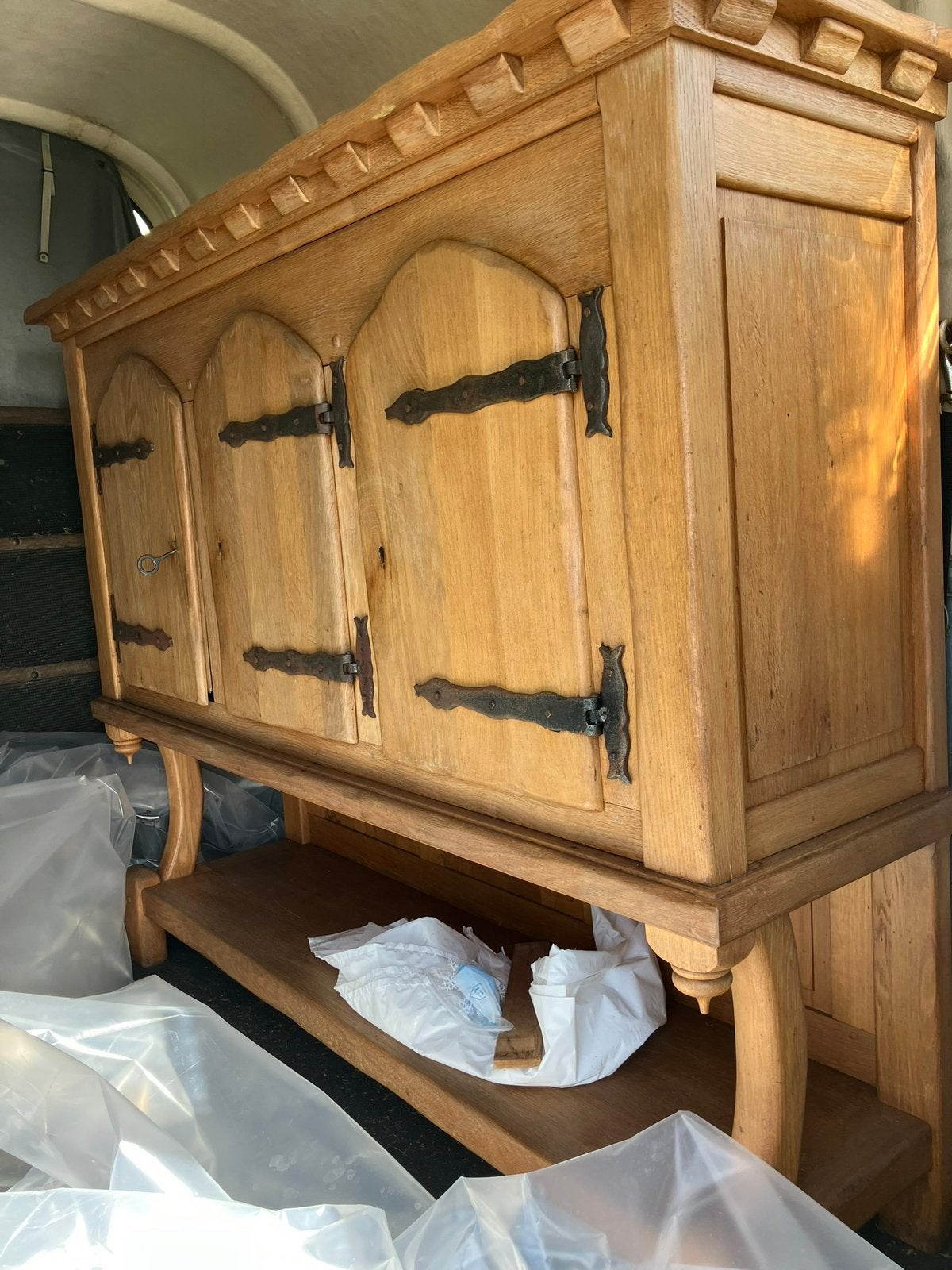 Mooie oude eiken kast, Antiek en Kunst, Ophalen