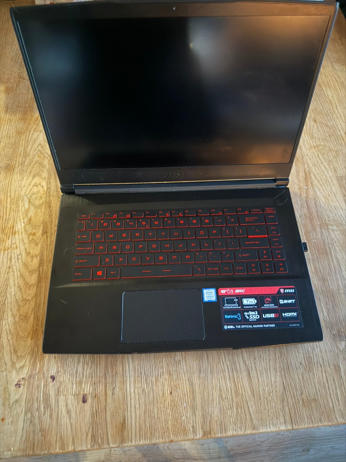 Msi laptop, 2 tot 3 Ghz, 15 inch, Ophalen of Verzenden, Zo goed als nieuw