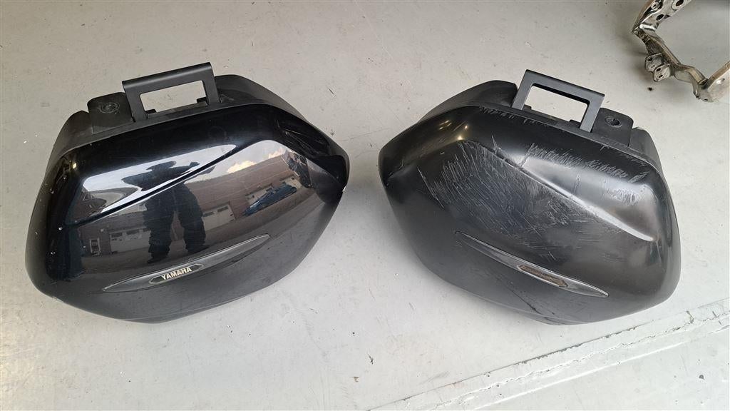 koffer 18 TDM900 zijkofferset met beugels ook voor FZ1 en FJ, Ophalen of Verzenden, Gebruikt