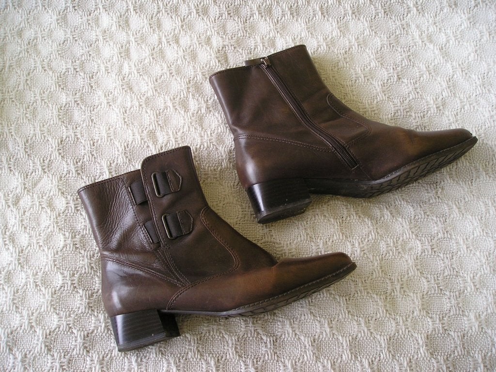bruine lage leren laarzen Ara maat 7 - maat 41, Kleding | Dames, Schoenen, Ophalen, Bruin, Lage of Enkellaarzen, Zo goed als nieuw