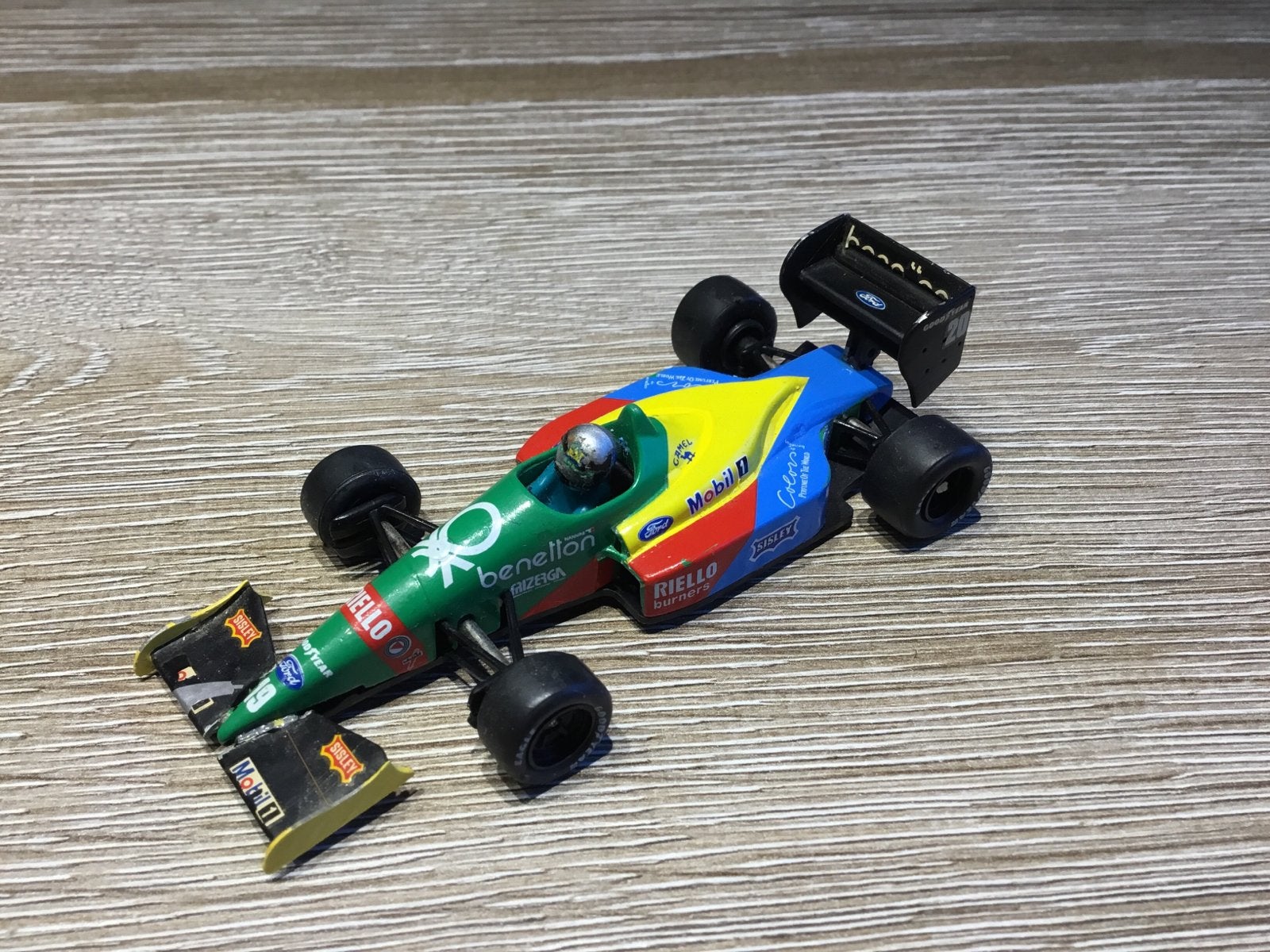 Onyx Benetton Ford B193 F1 modelauto 1/43, Verzamelen, Speelgoed, Gebruikt, Ophalen of Verzenden