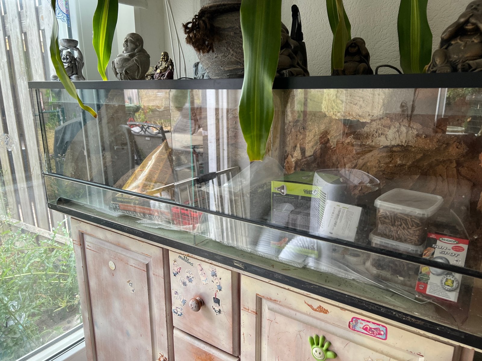Terraruim met achterwand, Ophalen, Gebruikt