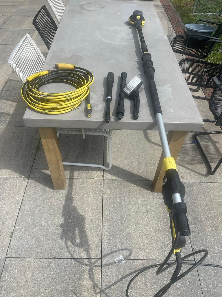 Karcher accessoires: hogedrukslang, spuitlansen, borstel, Ophalen of Verzenden, Gebruikt, Elektrisch