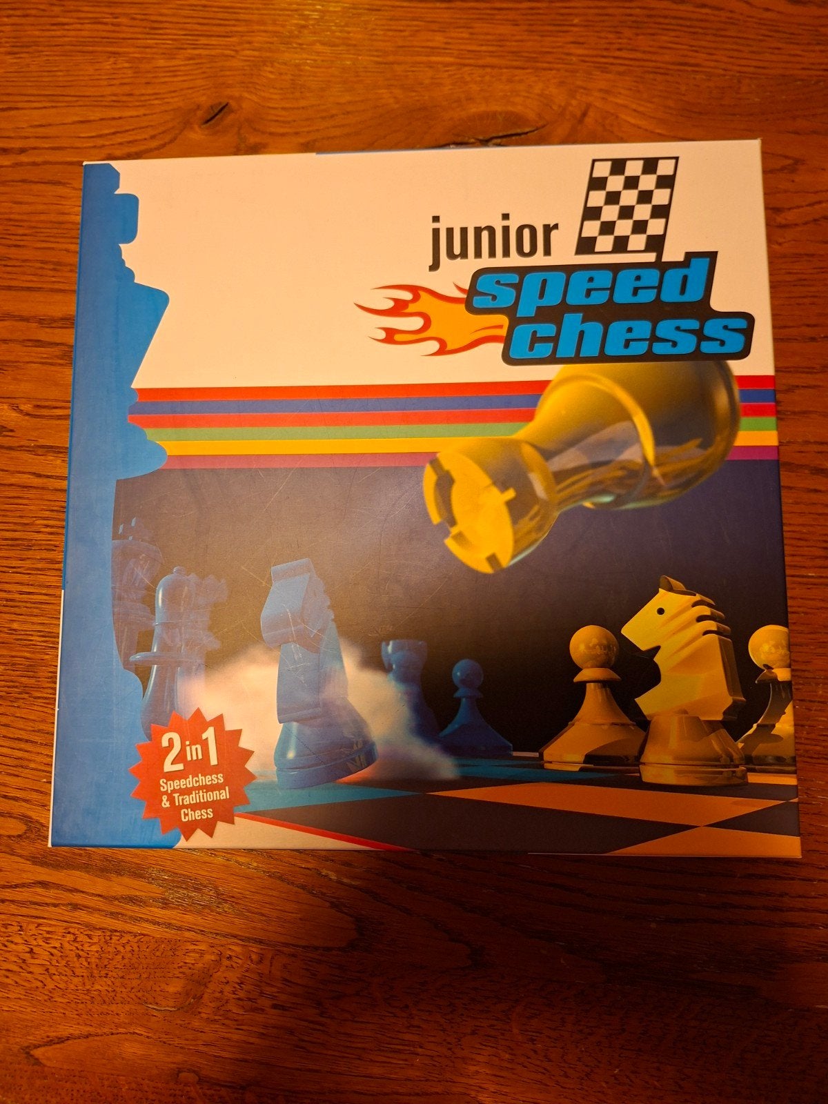 Junior Speed Chess 2-in-1 Schaakspel, Een of twee spelers, Ophalen, Gebruikt, Junior