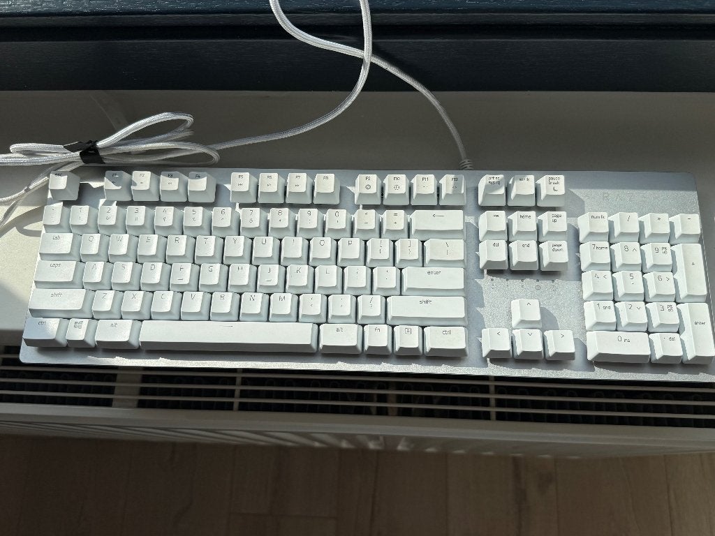 Razer Huntsman Mercury Full Toetsenbord, Verlichte toetsen, Ophalen of Verzenden, Zo goed als nieuw, Razer