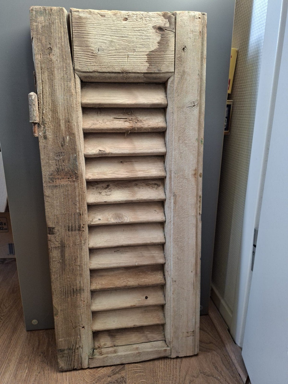 Mooi houten decoratie luik!, Ophalen