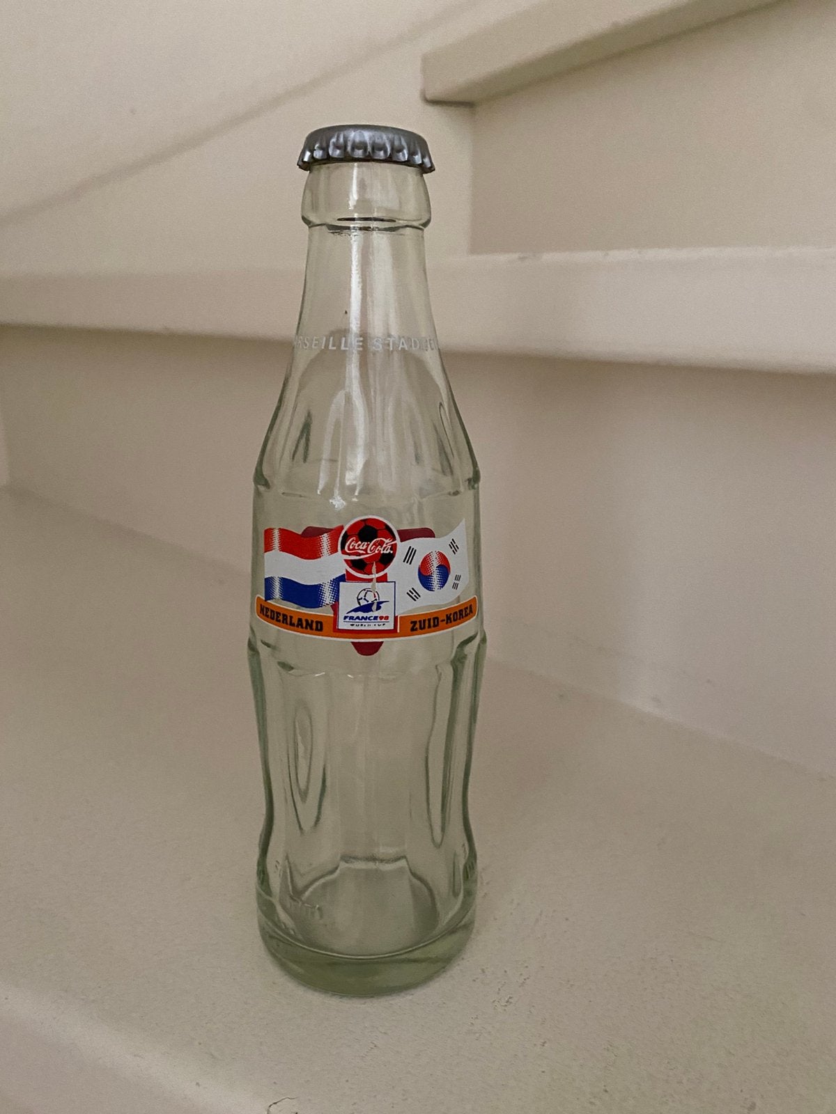 Coca Cola flesjes Voetbal juni 1998 Nederland - Zuid Korea, Ophalen, Zo goed als nieuw, Overige typen