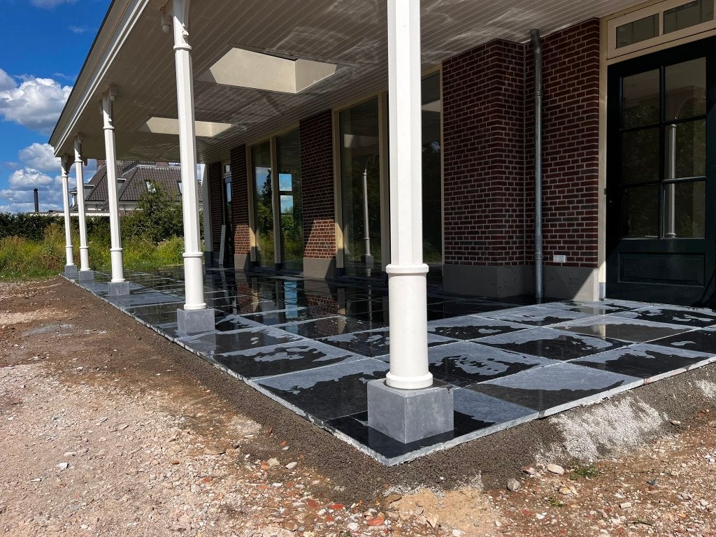 Natuursteen  Vietnamees Hardsteen 50x50x3cm op voorraad!!, Tuin en Terras, Hoofdweg 131-H en G -7371GG-Loenen, Natuursteeninfo BV