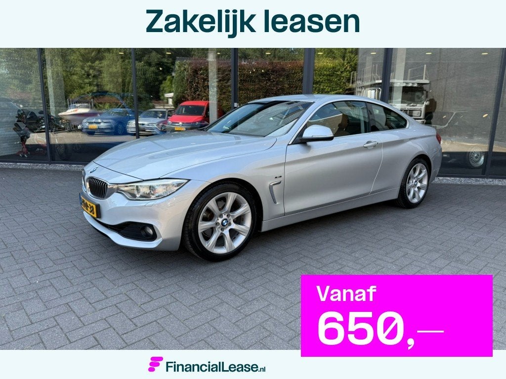 BMW 4 Serie 420i 184pk,Xenon,LeerCruise,ClimaDealer OH,, Automaat, Achterwielaandrijving, Gebruikt, Met garantie (alle)