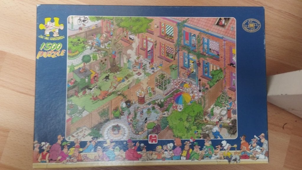 Jan van Haasteren Puzzel De Buren 1.500 stuks, Ophalen, 500 t/m 1500 stukjes, Gebruikt, Legpuzzel