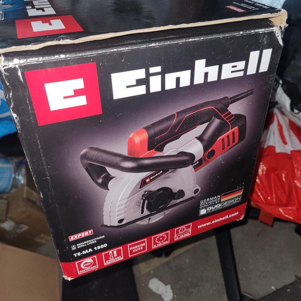 Einhell TE-MA 1500 Muurfrees - Nieuw in doos, 70 mm of meer, Overige typen, Nieuw, Einhell