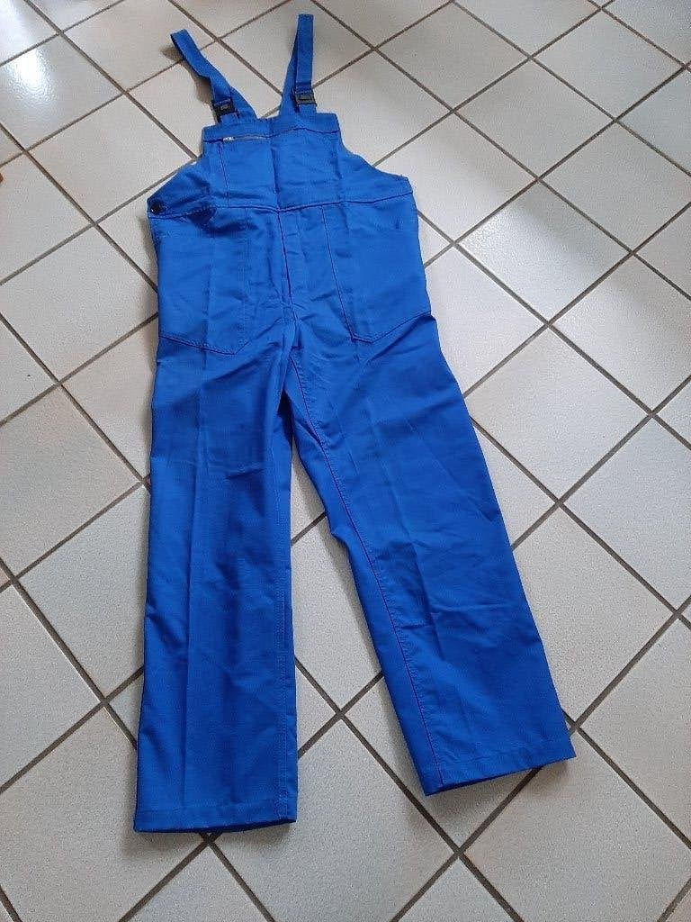 Overall maat 56, 65%katoen en 35% polyester, kobaltblauw, Tuin en Terras, Werkkleding, Overige merken, Heren, Overall, Nieuw