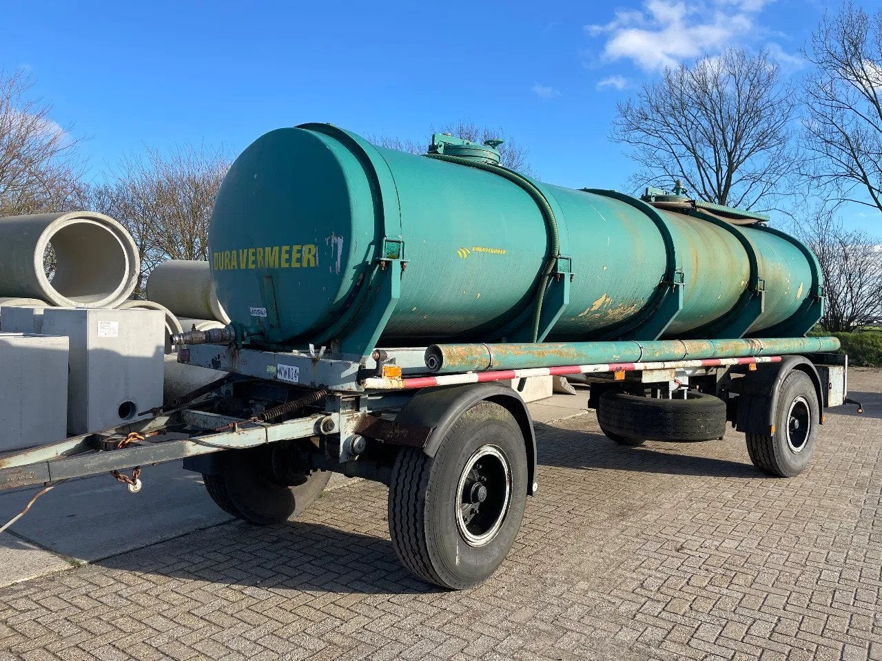 Burg Bitumen tank inox 14.000L (bj 1971)