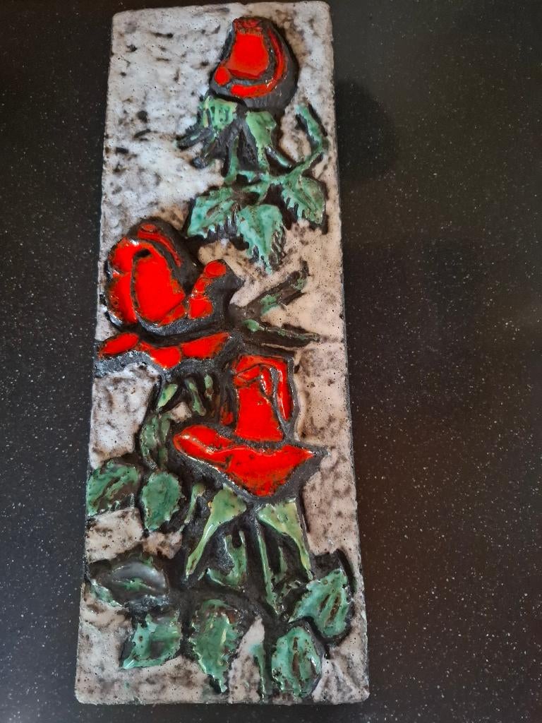 Wanddecoratie Ruscha keramiek 70er-jaren, Antiek en Kunst, Ophalen of Verzenden