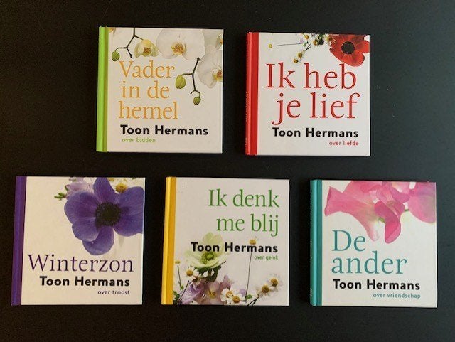 Toon Herman: LIEFDE, GELUK, TROOST, BIDDEN & VRIENDSCHAP..., Ophalen of Verzenden, Gelezen, Toon Hermans
