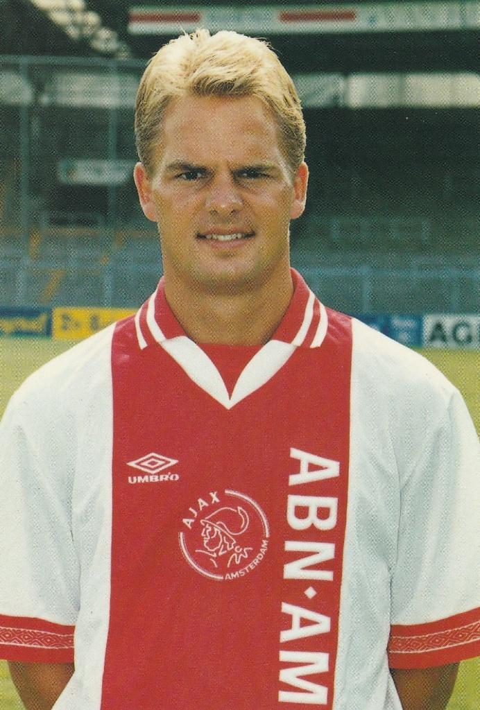 kaart Frank de Boer Ajax Amsterdam (de Ajacied), Ophalen of Verzenden, Gebruikt, Ajax, Poster, Plaatje of Sticker