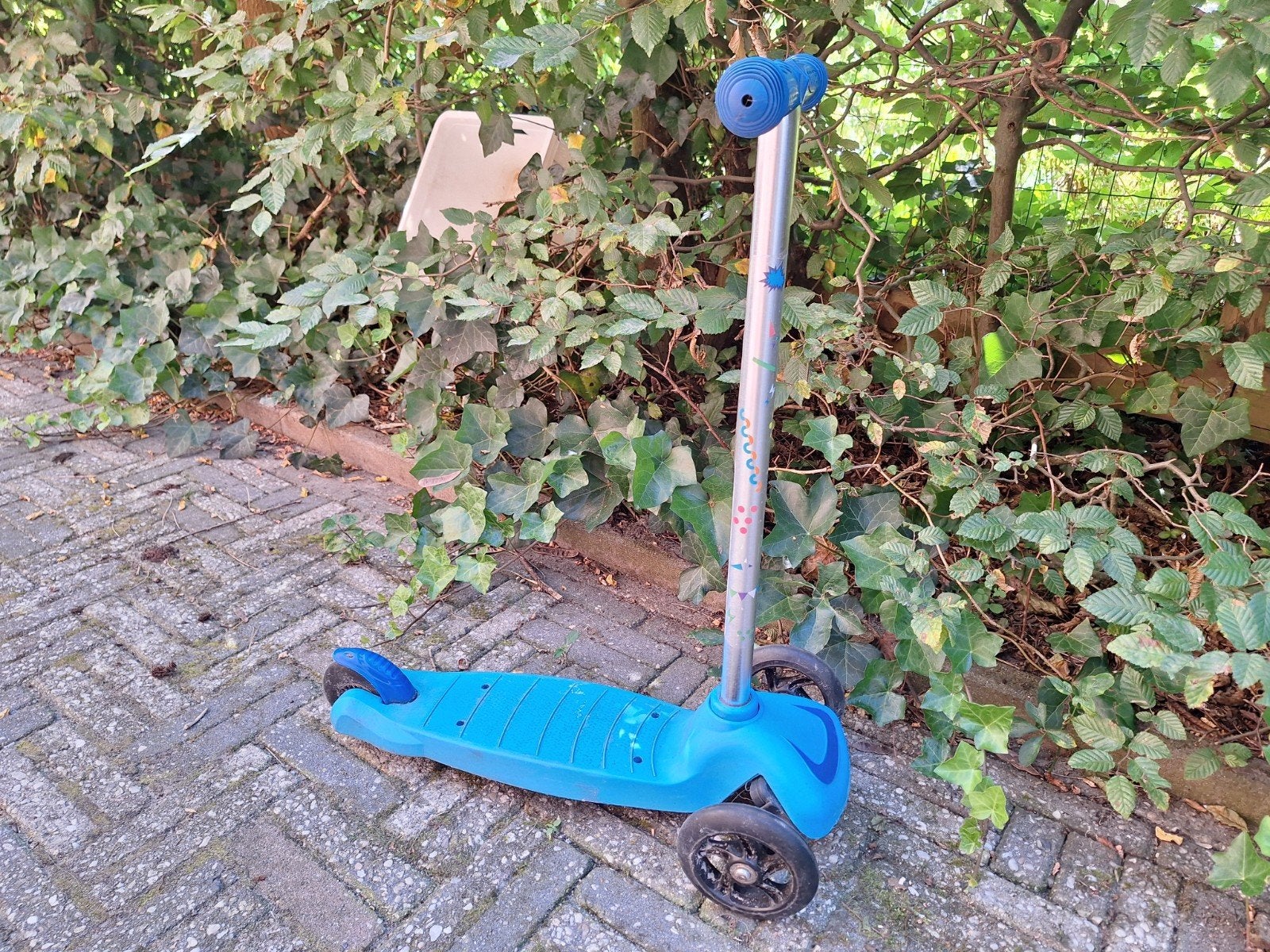 Stepje blauw, Ophalen