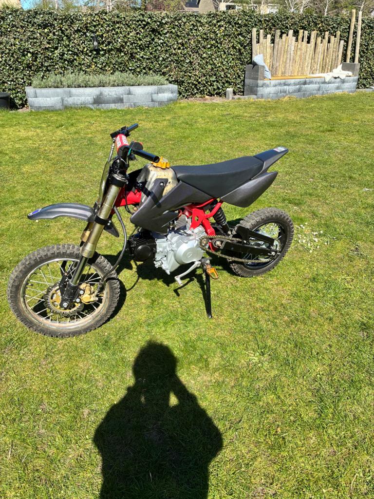 Pitbike 80% af - Project of voor onderdelen, Fietsen en Brommers, Brommers | Crossbrommers, Ophalen, Gebruikt, Overige merken