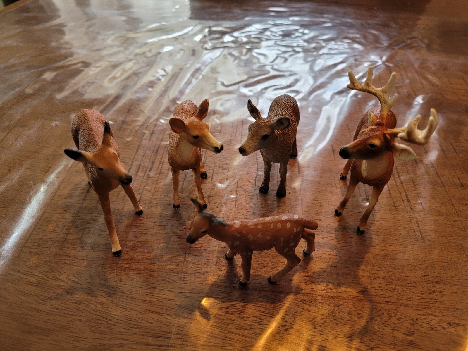 schleich herten, Ophalen of Verzenden, Zo goed als nieuw, Hert, Beeldje of Figuurtje