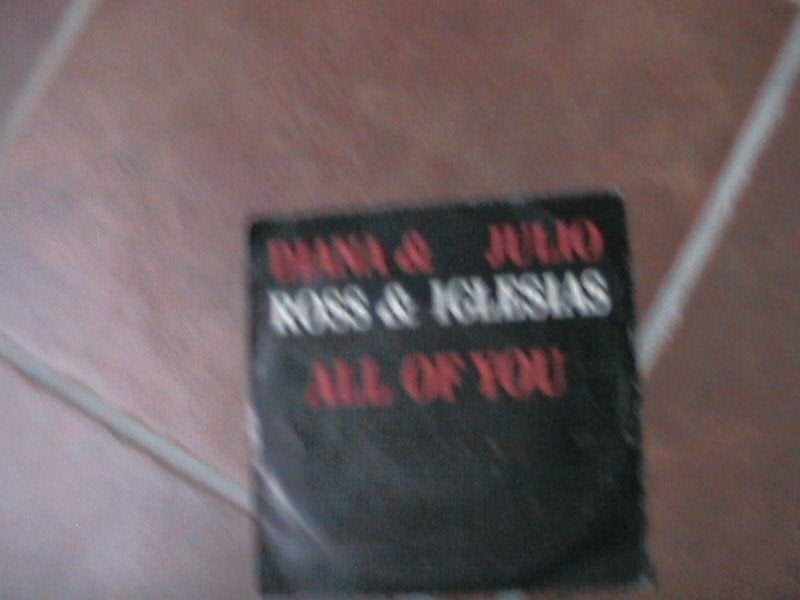 diana ros & julio iglesias jukebox single all of you uit1984, Ophalen of Verzenden, Zo goed als nieuw, Pop