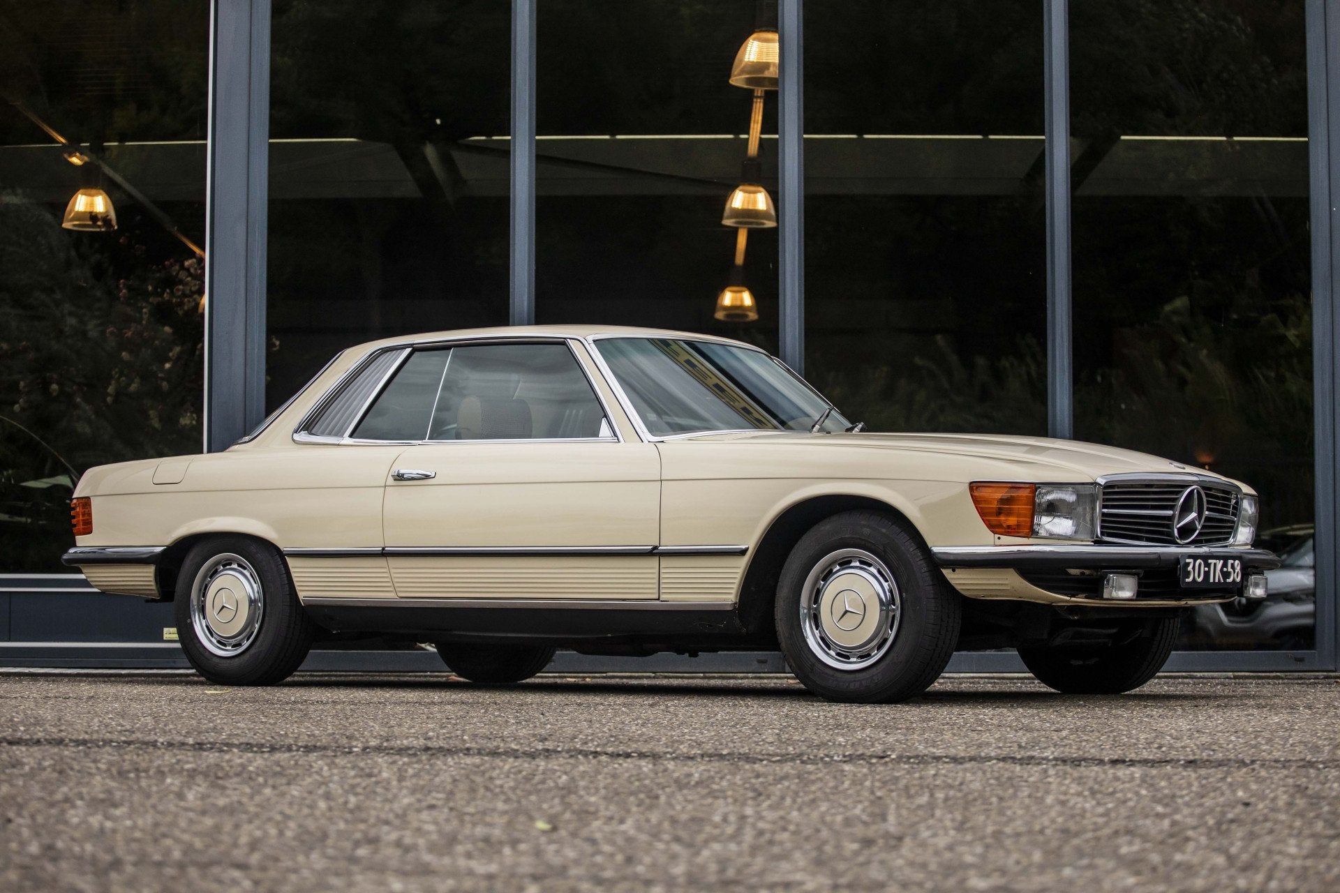 Mercedes-Benz SL-Klasse 280 SLC coupé (bj 1975, automaat), Auto's, Automaat, Achterwielaandrijving, Wit, Bedrijf