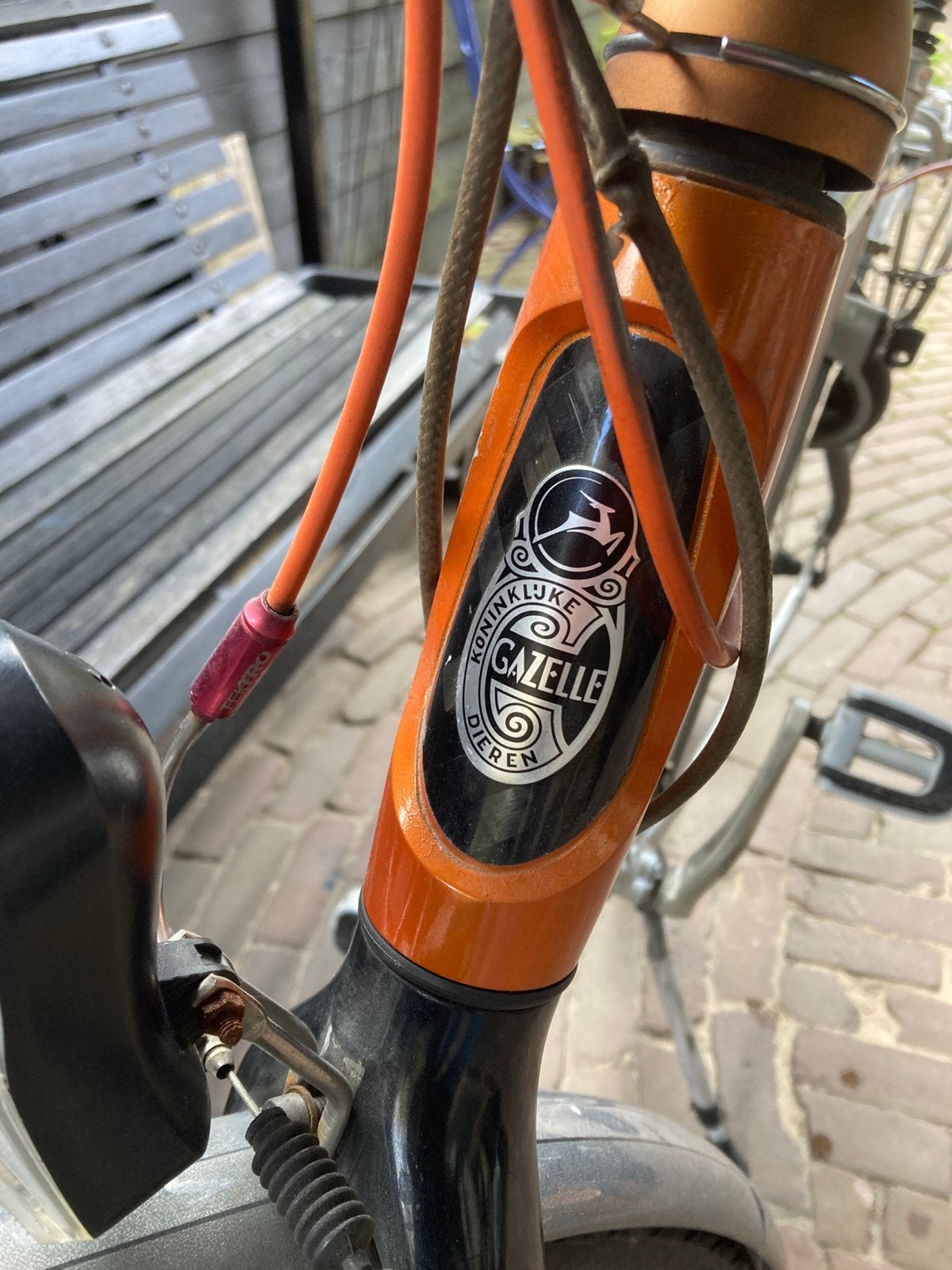 Gazelle hybrid Chamonix., Ophalen, 28 inch, Gebruikt, Vering