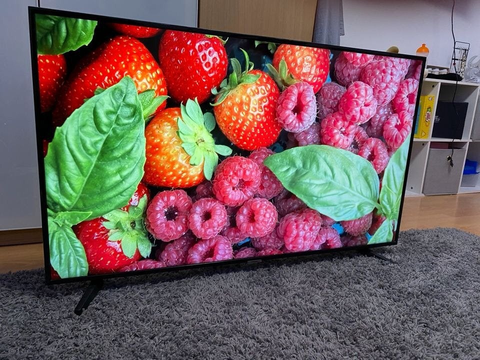 82 inch QLED Samsung Smart tv !, Ophalen, QLED, Zo goed als nieuw, 100 Hz