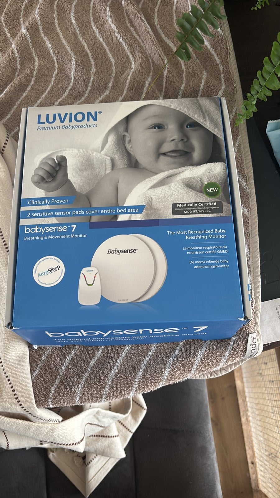 Luvion babysense 7 zgan, Kinderen en Baby's, Babyfoons, Ophalen of Verzenden, Zo goed als nieuw