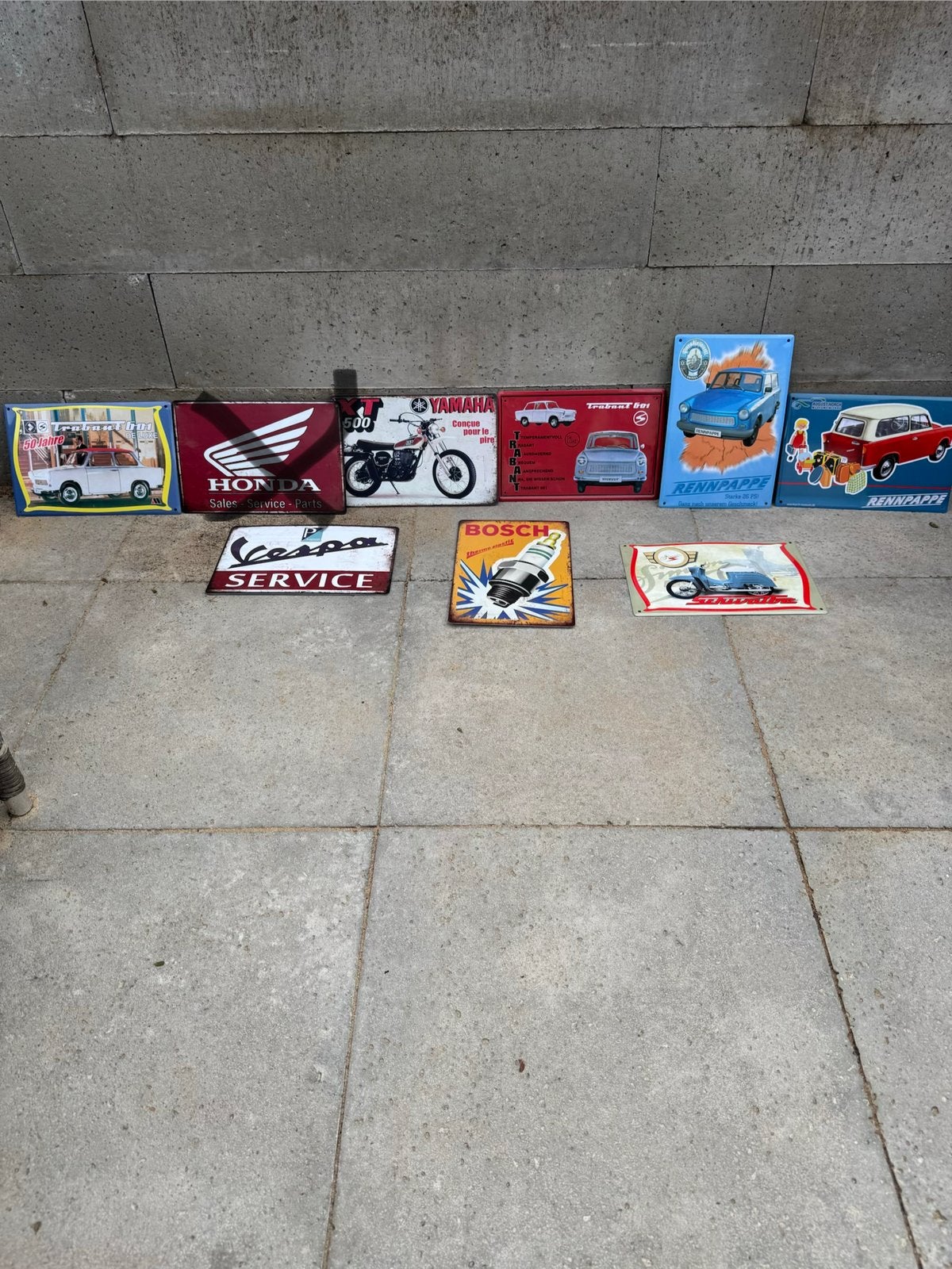 Vintage Reclameborden: Auto's, Motoren & Merken, Ophalen of Verzenden, Gebruikt, Auto's