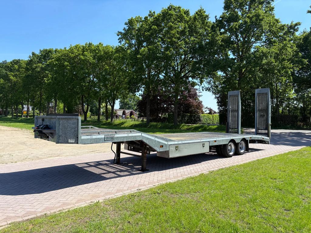 VELDHUIZEN oplegger 17 TON semi dieplader met roostervloer, Auto's, Vrachtwagens, Bedrijf, Te koop, ABS, Aanhangers en Opleggers