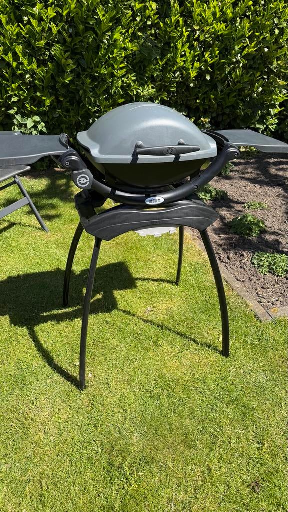 Weber Q1400 electrische barbecue met onderstel, Ophalen, Gebruikt