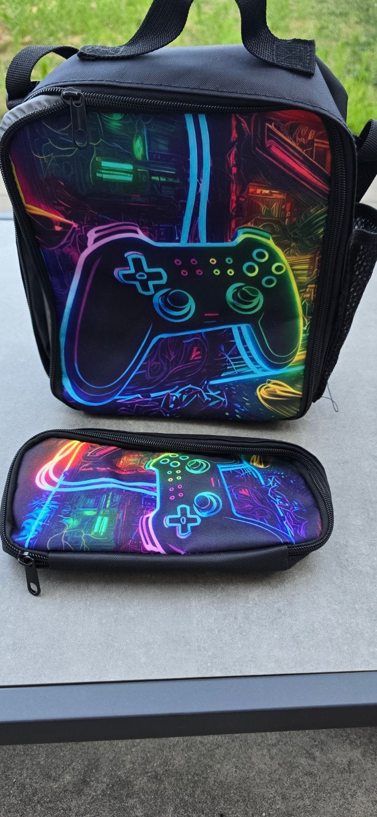 Gamertas en etui set - Neon Controller Design, Ophalen of Verzenden, Nieuw, Onbekend, Jongen of Meisje