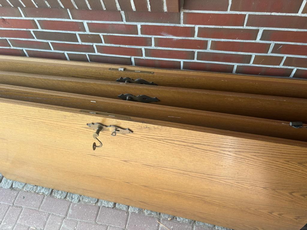 4 grote deuren gratis afhalen, Doe-het-zelf en Verbouw, Hout en Planken, Ophalen, Zo goed als nieuw, 50 mm of meer, Minder dan 200 cm