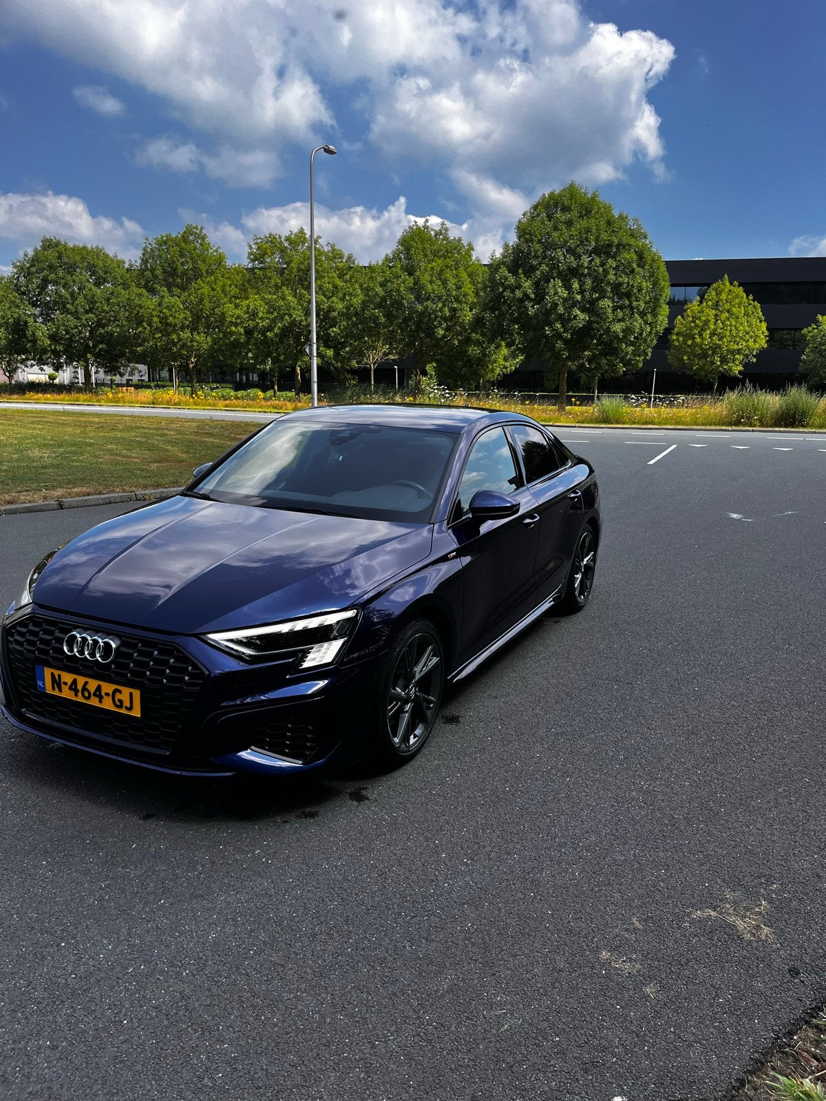 Audi A3 35 Tfsi 150pk S-tronic 2020 Navarra Blauw, Auto's, 1498 cc, 1295 kg, 4 cilinders, Blauw