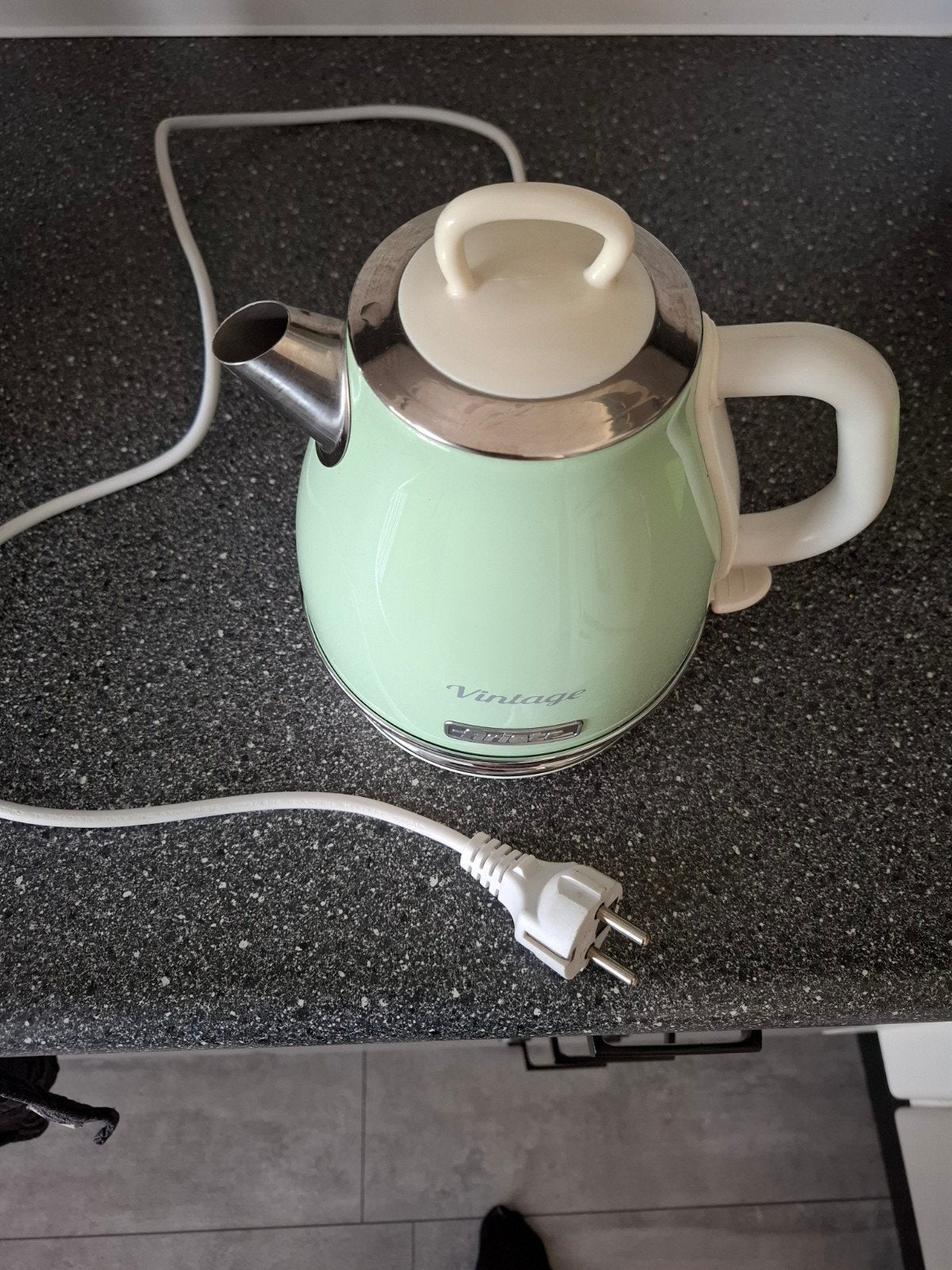 Ariete Vintage Waterkoker Groen - Zo goed als nieuw, Minder dan 1 liter, Ophalen of Verzenden, Zo goed als nieuw