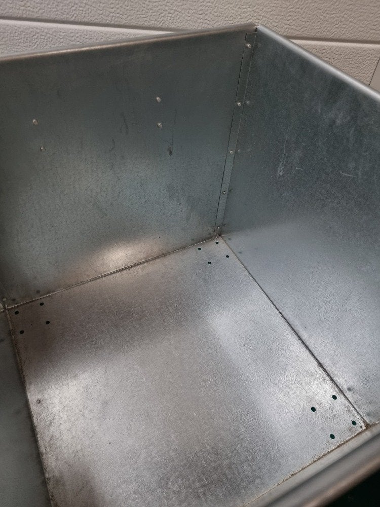 opberg kist zink muck ikea, Huis en Inrichting, Woonaccessoires | Overige, Ophalen of Verzenden, 'T Olde Gre-j, Info@toldegrej.nl